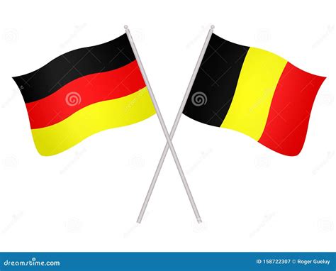 belgium and germany flag